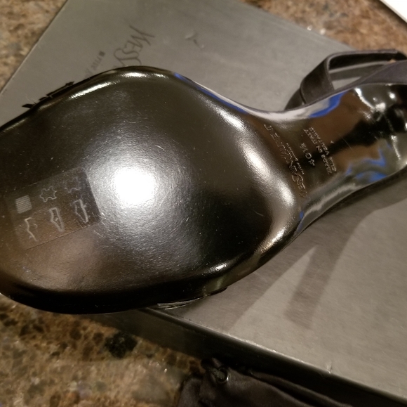 YSL- Feather Slingback Sandal - Picture 4 of 5